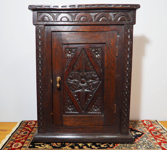 Oak Corner Cabinet