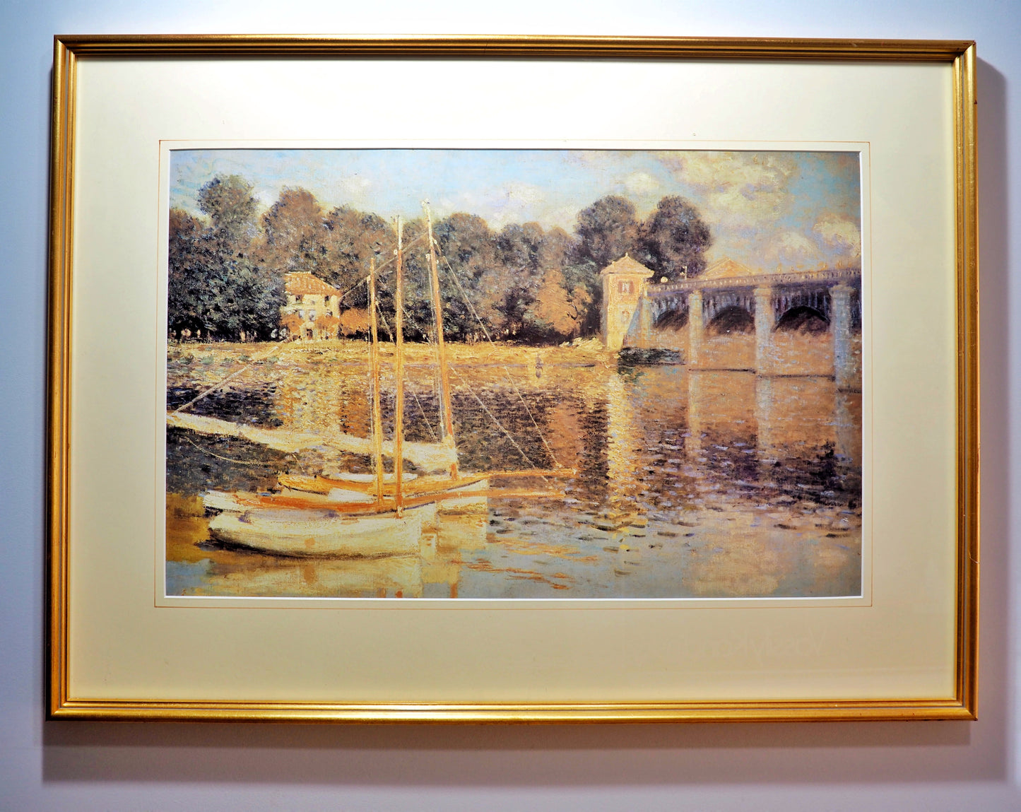 Monet 'The Bridge at Argenteuil' Print